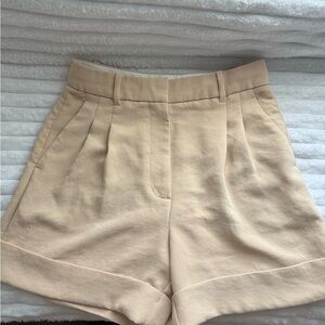 Aritzia Wilfred High Rise Pleated Effortless Shorts 8